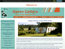 Tablet Screenshot of happycattery.co.uk